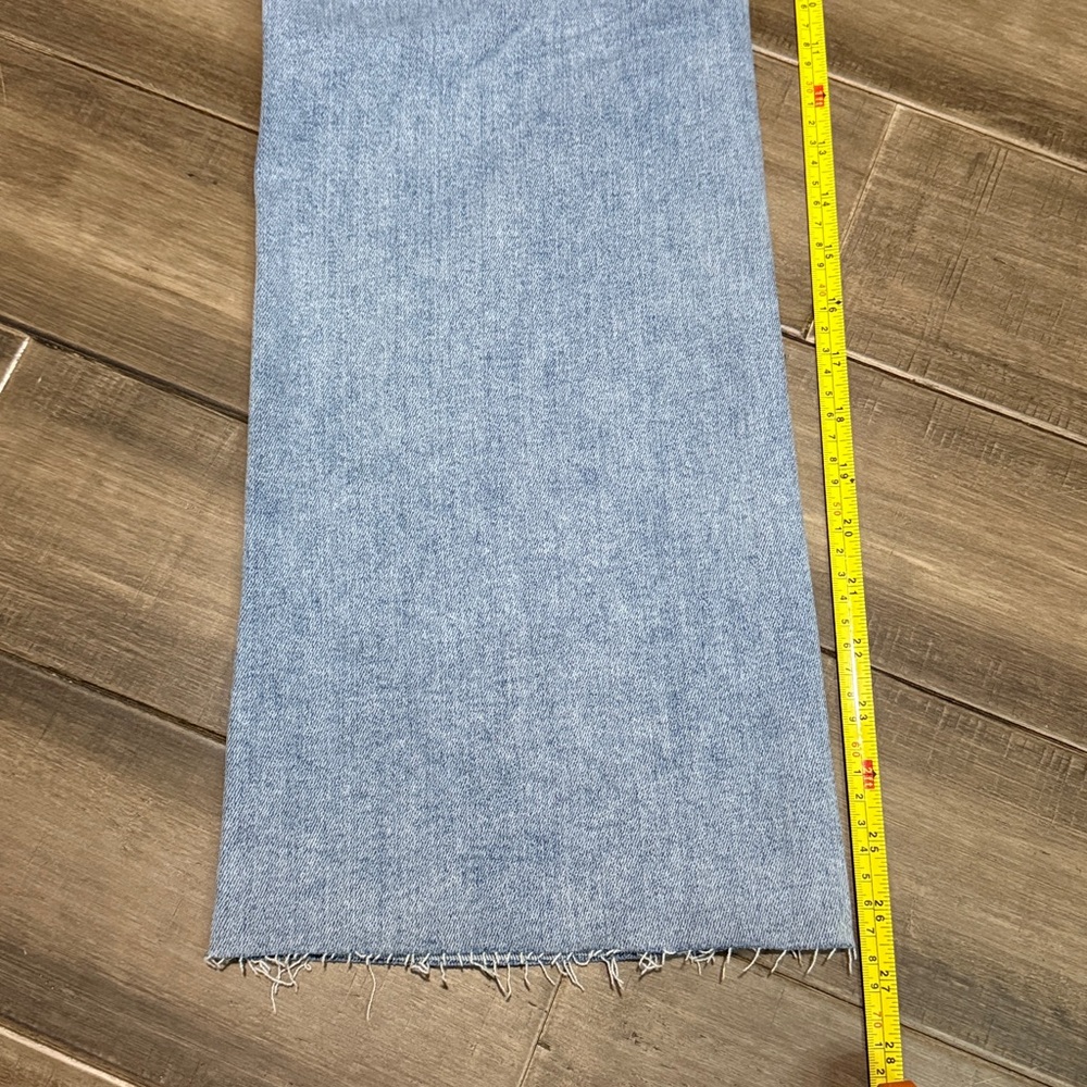 New Risen Summer Days High Rise Light Vintage Wash Straight Leg Jeans 3XL - Picture 11 of 13